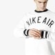 pánska mikina NIKE MIKINA M NSW NIKE AIR CREW FLC ar1822-133 farba biela