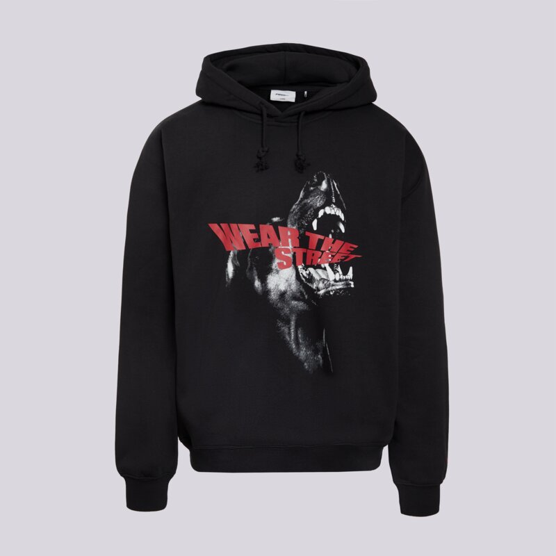 PROSTO MIKINA S KAPUCŇOU HOODIE BARK BLACK