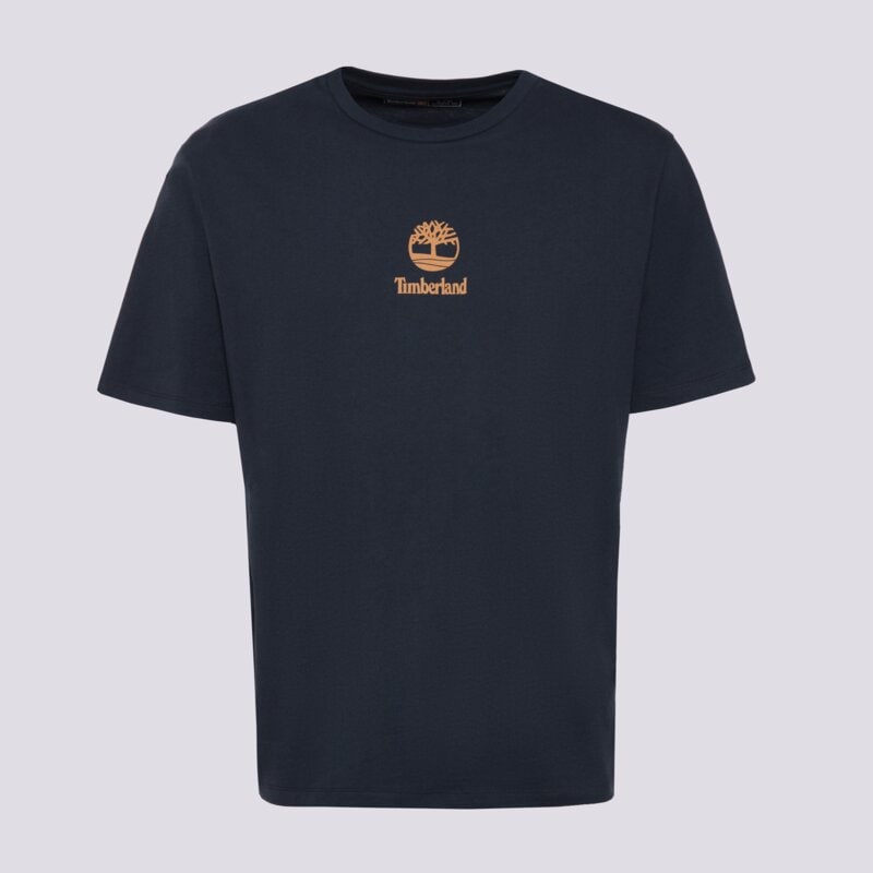 TIMBERLAND TRIČKO NEW SMALL LOGO PRINT SS TEE DARK SAPPHIRE 