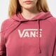 dámska mikina VANS MIKINA S KAPUCŇOU WM FLYING V FT BOXY HOODIE vn0a4bg3yrt1 farba bordová