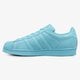 ADIDAS SUPERSTAR GLOSSY TOE W bb0529 farba modrá
