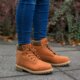 detská vychádzková obuv TIMBERLAND PREMIUM 6 INCH BOOT a1bb2 farba oranžová