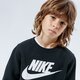 detská mikina NIKE MIKINA SPORTSWEAR CLUB FLEECE cj7862-011 farba čierna