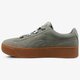 dámske tenisky (obuv) PUMA VIKKY PLATFORM RIBBON MU 36531403 farba sivá