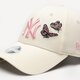 dámska šiltovka NEW ERA ČIAPKA WMNS BUTTERFLY 940 NYY NEW YORK YANKEES 60358048 farba béžová