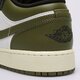 detské tenisky (obuv) AIR JORDAN 1 LOW  553560-092 farba khaki