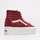 dámske tenisky (obuv) VANS UA SK8-HI TAPERED STACKFORM vn0a7q5ptwp1 farba červená