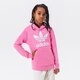 detská mikina ADIDAS MIKINA S KAPUCŇOU TREFOIL HOODIE GIRL hk0271 farba ružová