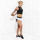 dámske top WAKE UP & SQUAT TRIČKO ACTIVE SHORT wuta005blk farba čierna