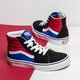 detské skate obuv VANS UY SK8-HI vn000d5f9am1 farba červená