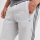 pánske nohavice ADIDAS NOHAVICE  CM PANT FABRIC MIX iw6433 farba sivá