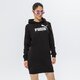 dámske šaty PUMA ŠATY ESS LOGO HOODED DRESS FL 671988 01 farba čierna