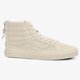 dámske tenisky (obuv) VANS SK8-HI SLIM ZIP D va348slqc farba béžová