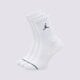 dámske ponožky JORDAN PONOŽKY UNISEX JORDAN JUMPMAN CREW SOCKS (3 PACK) sx5545-100 farba biela