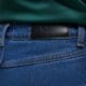 dámske nohavice ADIDAS NOHAVICE  FIREBIRD DENIM kd2935 farba modrá