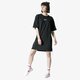 dámske šaty NIKE ŠATY W NSW SWSH DRESS bq7960-010 farba čierna