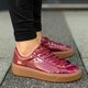 dámske tenisky (obuv) PUMA BASKET PLATFORM PATENT WN 36331404 farba bordová