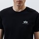 pánske tričko ALPHA INDUSTRIES TRIČKO BASIC T SMALL LOGO 188505-03 farba čierna