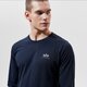 pánske tričko ALPHA INDUSTRIES TRIČKO BASIC LS SMALL LOGO 198517-07 farba tmavomodrá