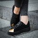 dámske tenisky (obuv) PUMA SUEDE PLATFORM GOLD 36222202 farba čierna