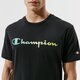 pánske tričko CHAMPION TRIČKO CREWNECK TRIČKO 215791kk001 farba čierna