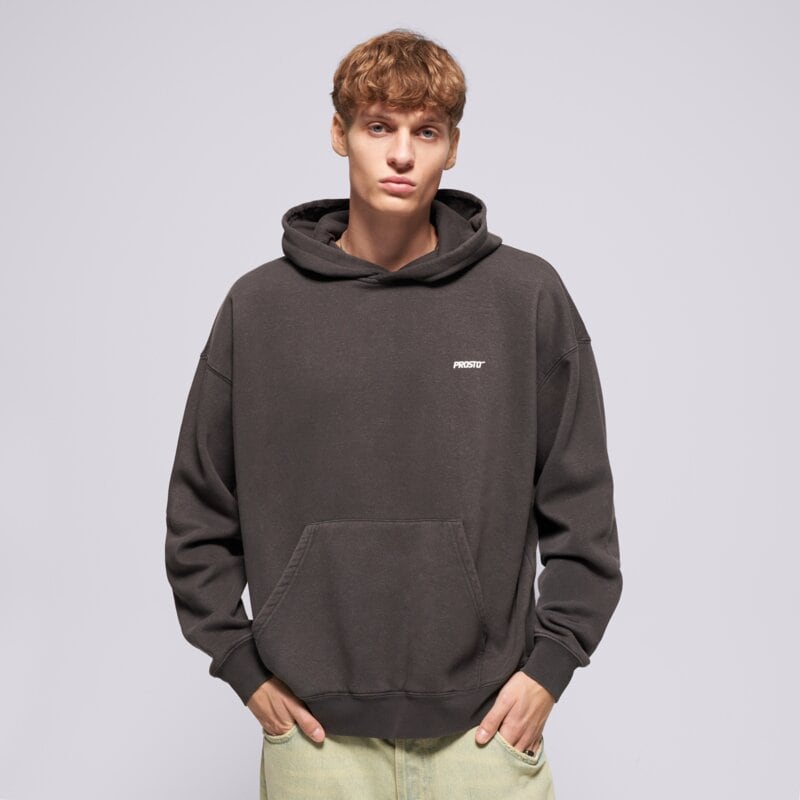 PROSTO MIKINA S KAPUCŇOU 1999 Glitch Black