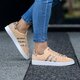 detské tenisky (obuv) ADIDAS CAMPUS J b38004 farba béžová