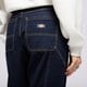 dámske nohavice DICKIES NOHAVICE  HERNDON DENIM W dk0a4ypyrin1 farba modrá