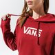 dámska mikina VANS MIKINA S KAPUCŇOU FLYING V FT BOXY HOODIE vn0a4bg3zbs1 farba bordová