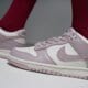 detské tenisky (obuv) NIKE DUNK LOW BG fb9109-122 farba fialová