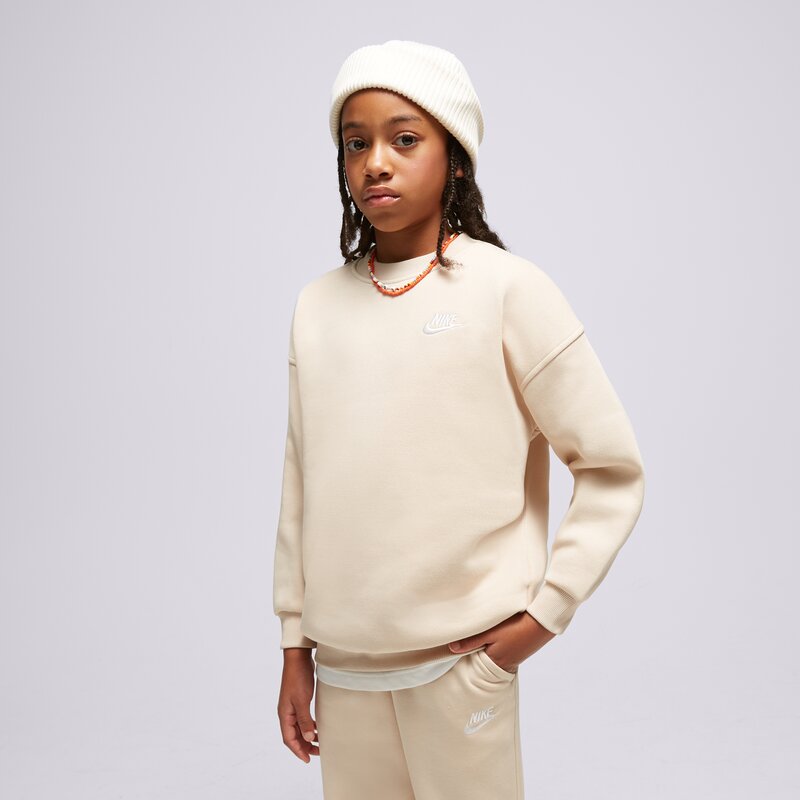 NIKE MIKINA G NSW CLUB FLC OVRSZD CREW G