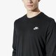 pánske tričko NIKE TRIČKO NSW CLUB LONG-SLEEVE TEE ar5193-010 farba čierna