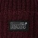 detská čiapka LEVI'S ČIAPKA CHUNKY BEANIE d7257-0003 farba bordová