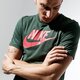 pánske tričko NIKE TRIČKO SS M NSW TEE ICON FUTURA ar5004-370 farba zelená