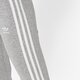 dámske nohavice ADIDAS LEGGINGS 3 STR TIGHT ADICOLOR cy4761 farba sivá