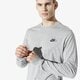 pánske tričko NIKE TRIČKO NSW CLUB LONG-SLEEVE TEE ar5193-063 farba sivá