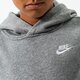 detská mikina NIKE MIKINA S KAPUCŇOU NIKE SPORTSWEAR CLUB BOY bv3757-091 farba sivá
