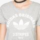 dámske tričko ADIDAS TRIČKO TRIČKO ay6651 farba sivá