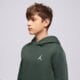 detská mikina JORDAN MIKINA S KAPUCŇOU MJ BRKLN FLC PO HOODIE BOY 95f116-e8j farba zelená