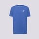 detské tričko NIKE TRIČKO K NSW TEE EMB FUTURA LBR BOY fz5177-411 farba modrá