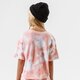 detské tričko JORDAN TRIČKO JORDAN GIRL TIE DYE BOXY TEE GIRL 45a764-n0q farba oranžová