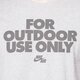 pánske tričko NIKE TRIČKO AF1 FOR OUTDOOR USE TEE 778424063 farba sivá