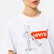 dámske tričko LEVI'S TRIČKO GRAPHIC JET TEE a0345-0032 farba biela