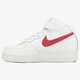 pánske tenisky (obuv) NIKE AIR FORCE 1 MID '07  315123126 farba biela