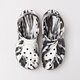 dámske sandále CROCS PLATFORM MARBLED 207176-bw farba čierna