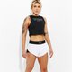dámske top WAKE UP & SQUAT TRIČKO ACTIVE SHORT wuta005blk farba čierna