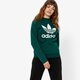 dámska mikina ADIDAS MIKINA TRF CREW SWEAT ADICOLOR dv2623 farba zelená
