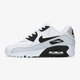 NIKE AIR MAX 90 LEATHER (GS)  833412104 farba biela