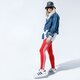 dámske nohavice ADIDAS LEGGINGS 3 STR TIGHT fm3283 farba červená