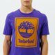 pánske tričko TIMBERLAND TRIČKO YC SS STACK LOGO TEE tb0a2aj1cc61 farba fialová